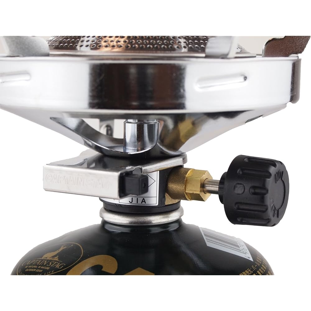CAPTAIN STAG Camping Small Gas Burner Stove with Piezoelectric Ignition Device M-7901