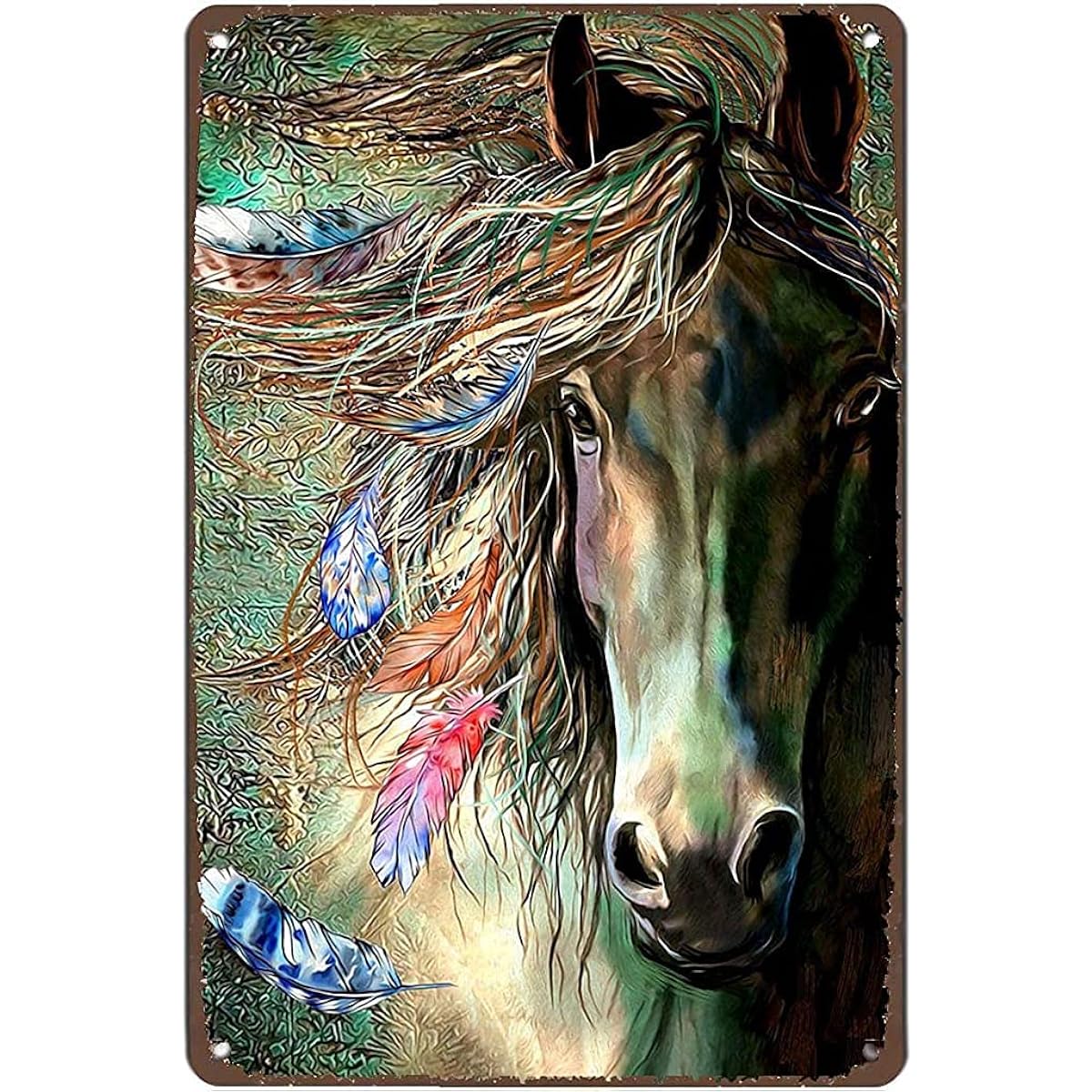Puzzle Horse Bar Sign Country Farm Jigsaw Puzzle for Adults and Family 1000 Piece Wooden Puzzle HD Quality Photo Durable Puzzle Kids