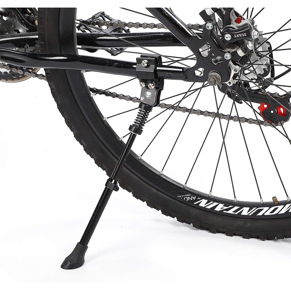 Bicycle Kickstand Adjustable Universal Aluminum Alloy Bicycle Bike Kickstand Side Support Parking Stand Foot Cycling Accessories