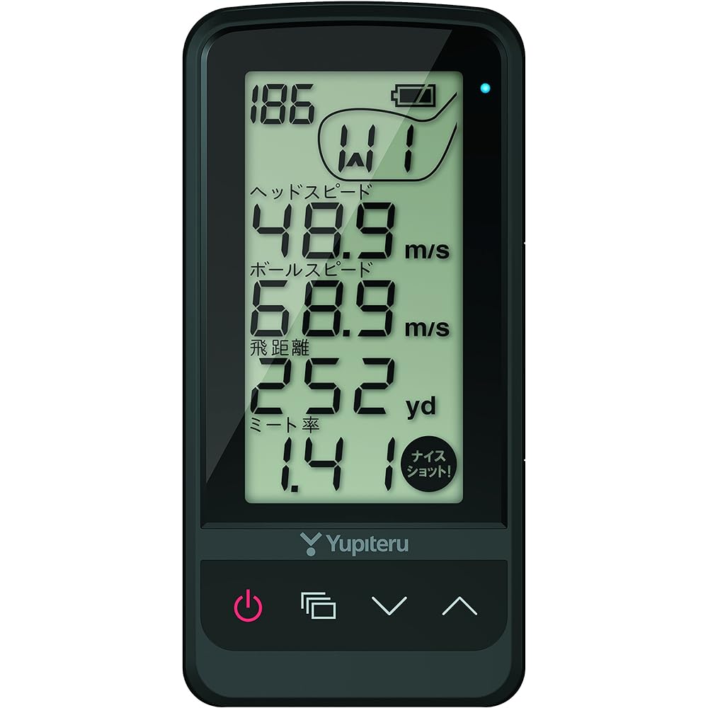 YUPITERU Swing Training Machine Yupiteru GOLF GST-7 BLE Unisex Usable time: Approximately 10 hours when fully charged Body size: 124mm (D) x 60mm (W) x 18mm (H) & ATLAS Semi-hard case for GST OP -A016 [Set purchase]