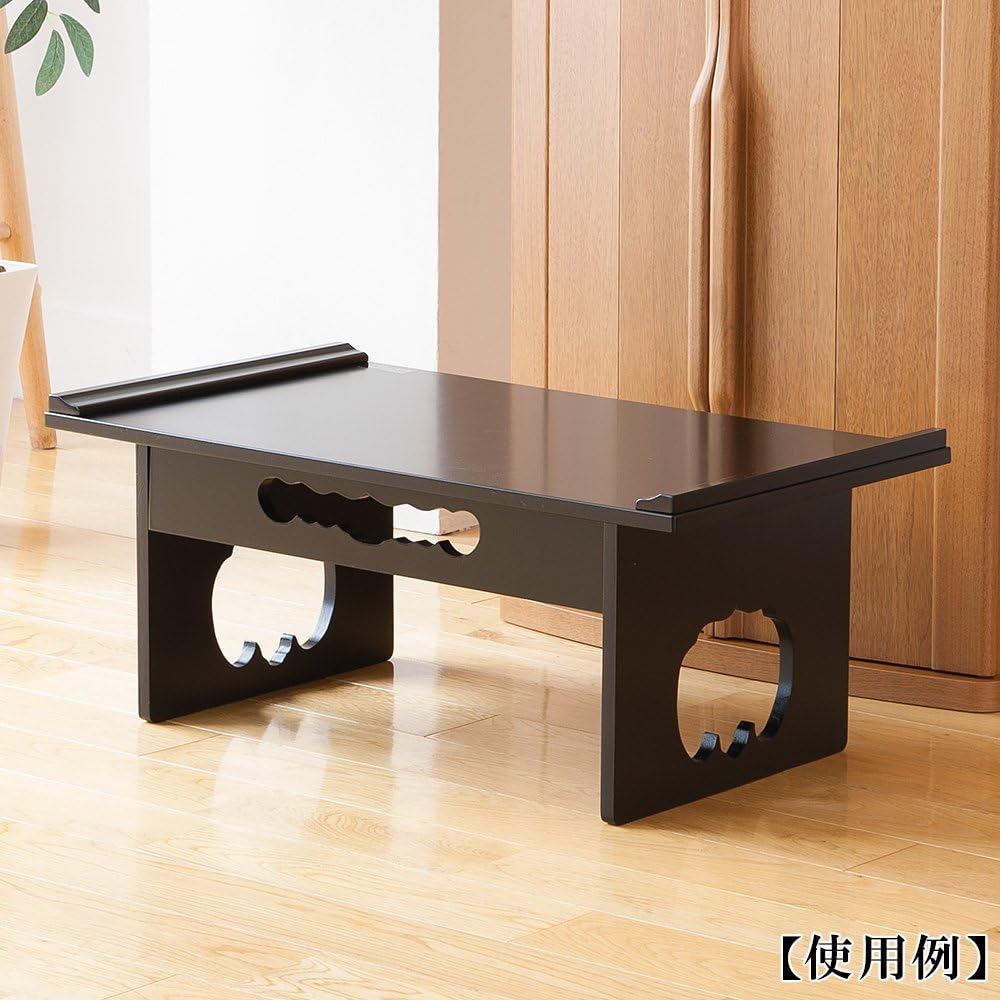 Buddhist Altar Shop Takita Shoten Memorial Desk (Obon Offering Table) No. 20 (Width 60cm x Depth 34cm) ◆ Desk, Obon supplies perfect for Obon, Equinox, and memorial service offering table [Certificate issued by Takita Shoten included]