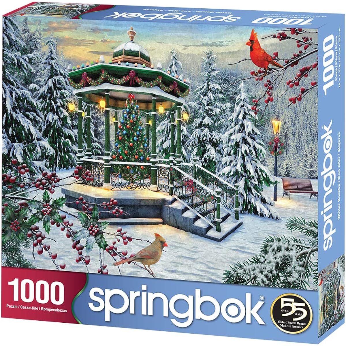 Springbok 1000 Piece Jigsaw Puzzle Holiday Gazebo 1000 Multi