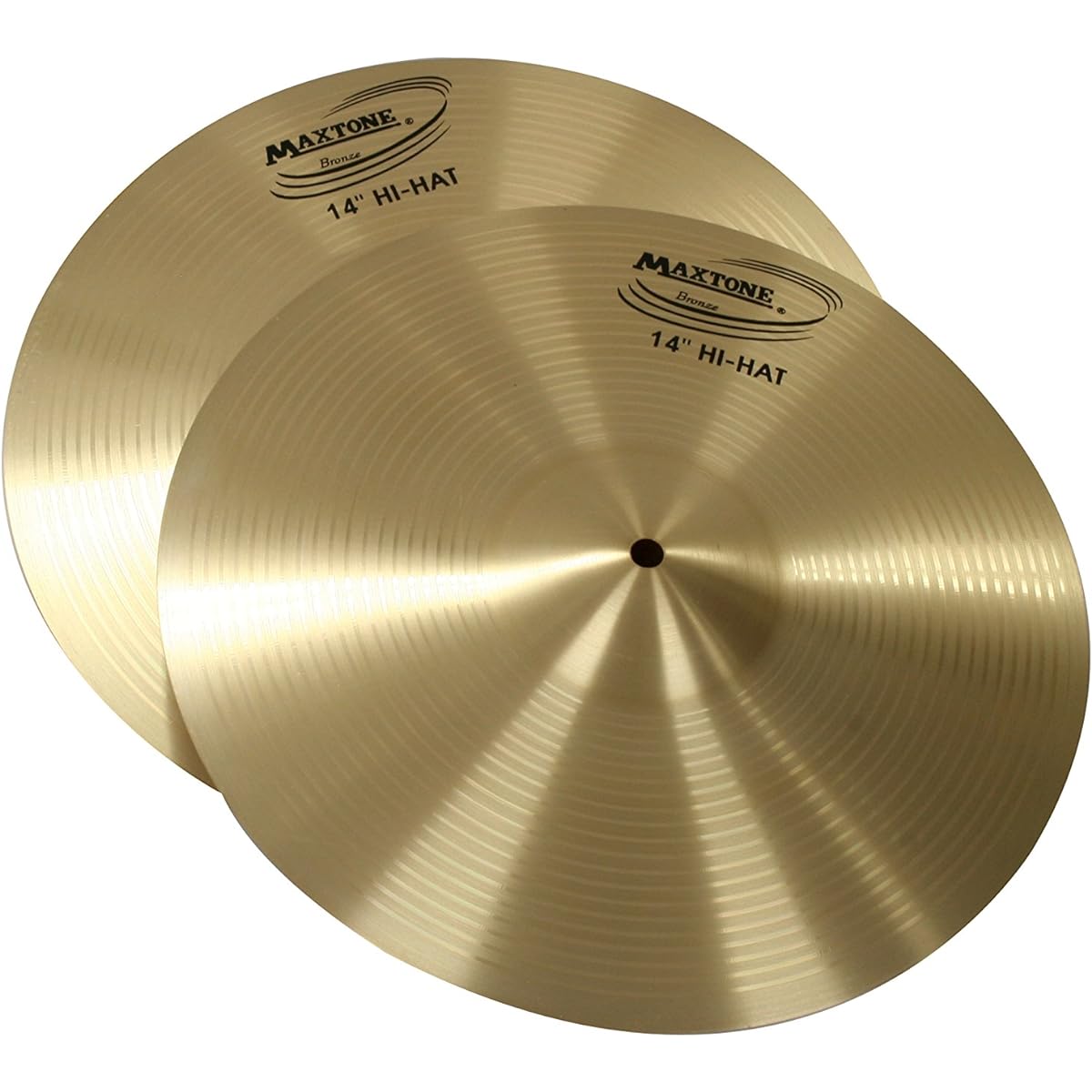 MAXTONE Cymbal Hi-Hat, Diameter 14 inches, Set of 2, CB-1412
