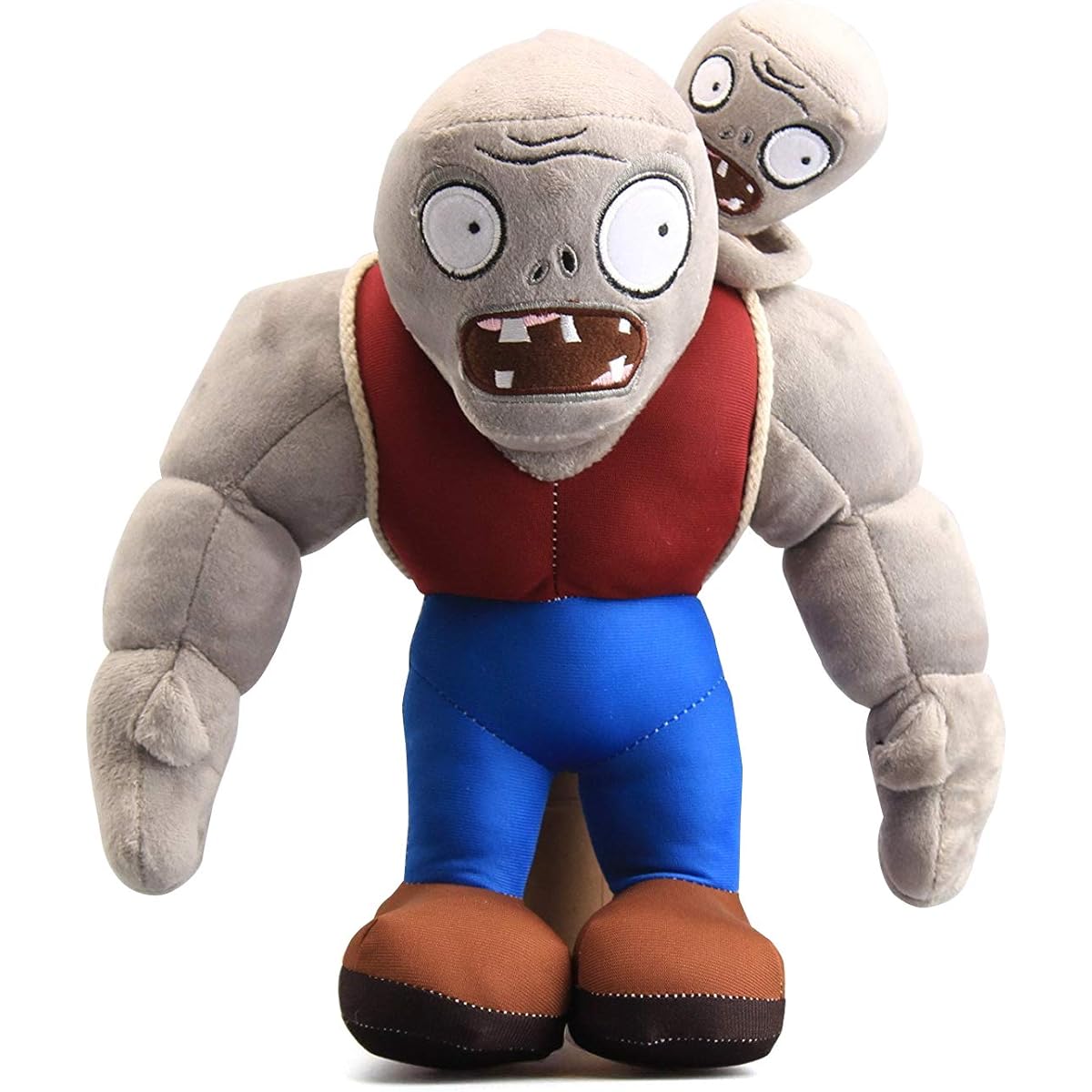 30cm PVZ Gargantuar Zombies Plush Toys Stuffed Soft Doll Muscle Zombies