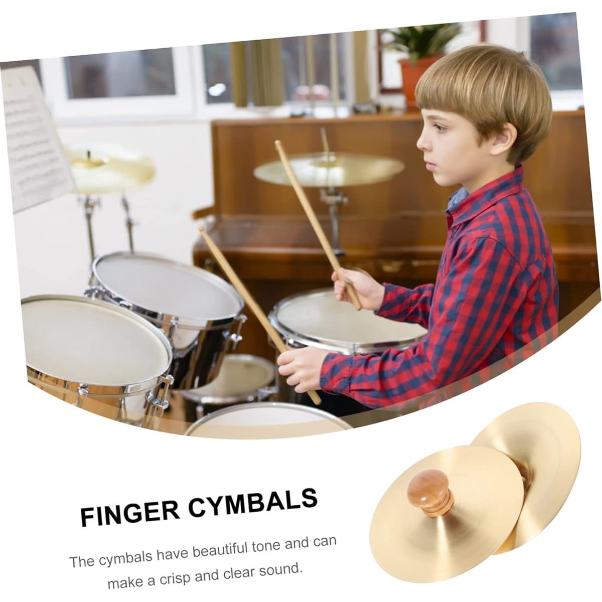 Vaguelly 24pcs Copper Cymbals Gin Cymbals Christmas Tree Silver Hand Cymbals Gold Finger Cymbals Pitch Pipe Musical Fingers Belly Dance Rain Stick