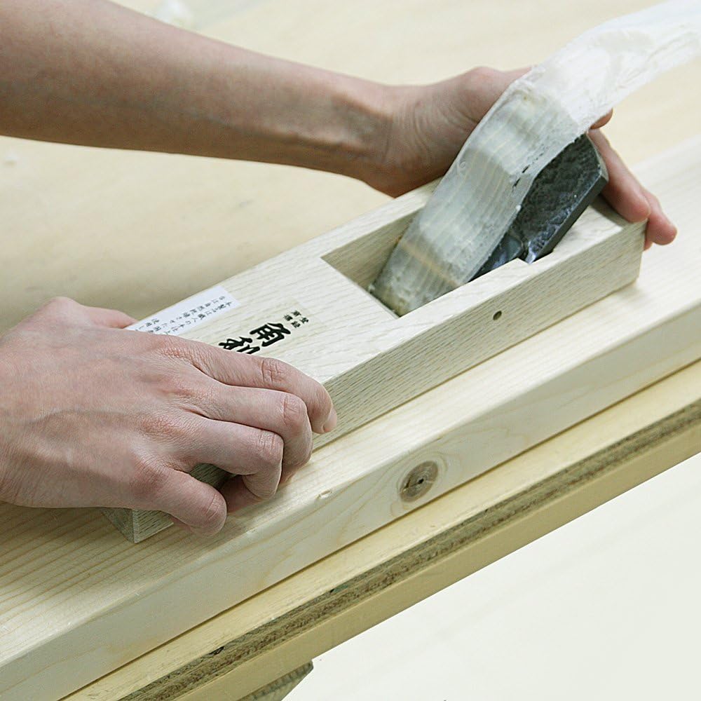 Kakuri two-blade plane pattern white finish 60mm