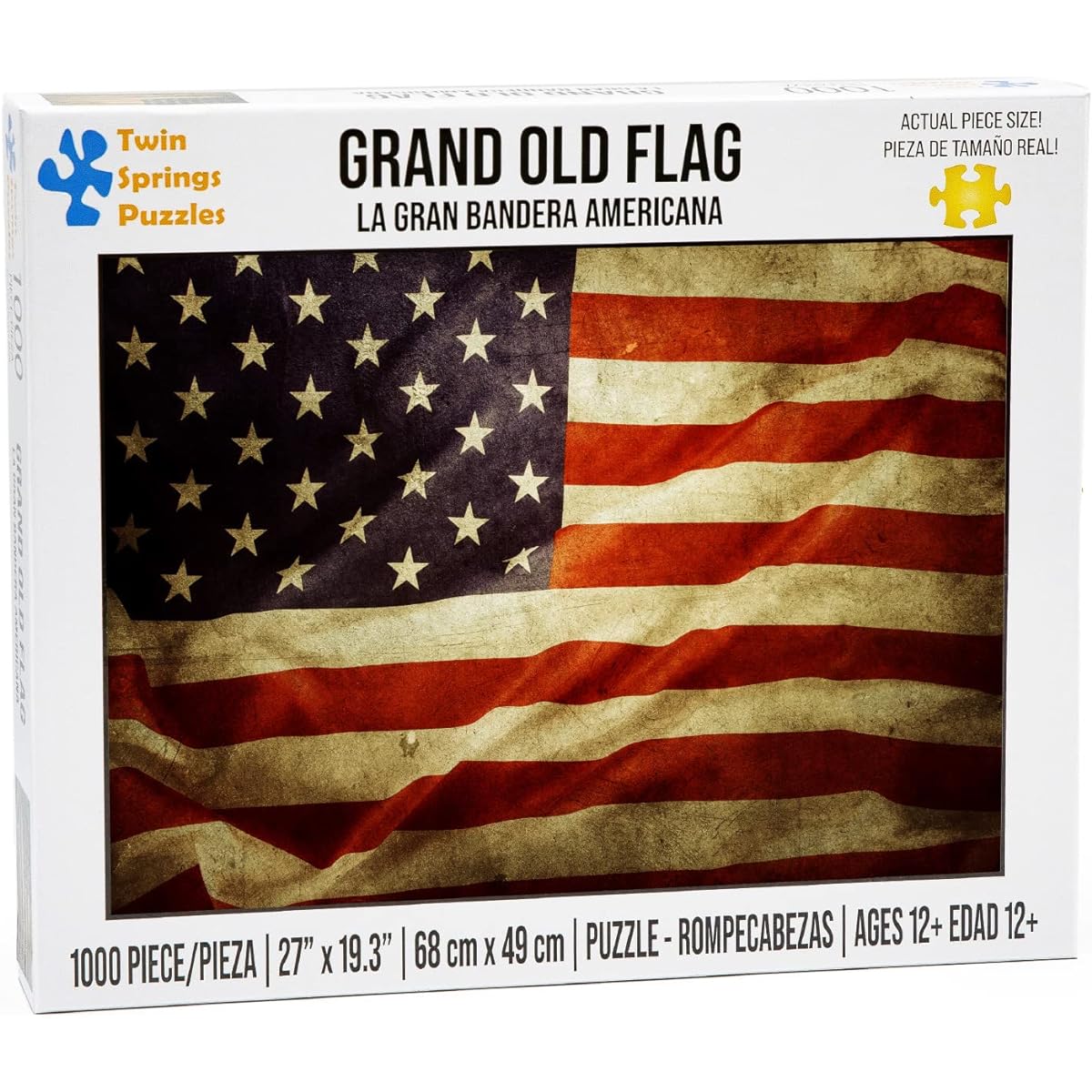 Grand Old Flag Twin Spring Goods 1000 Piece Jigsaw Puzzle 1,000 Pieces