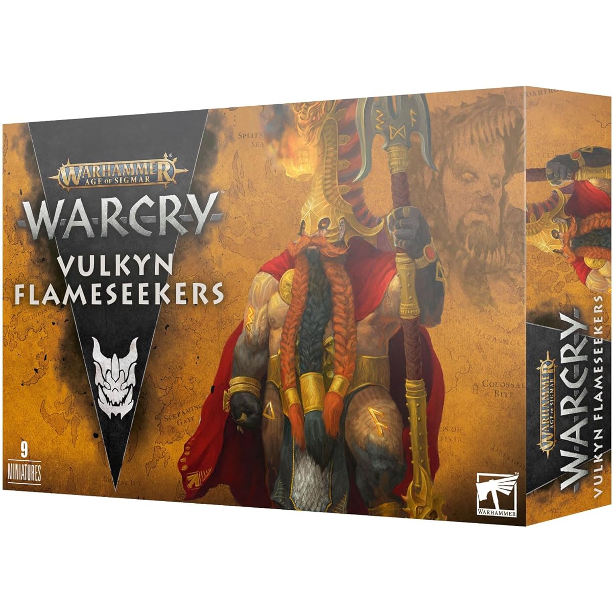 Games Workshop Warhammer Age of Sigmar Warcry Fyre Slayers Vulkyn Flameseekers