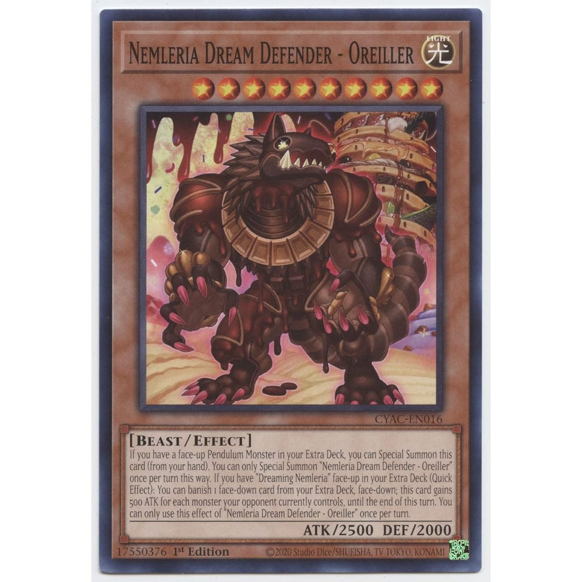 Nemrelia Dream Defender - Oreiller - CYAC-EN016 - Common - 1st Edition