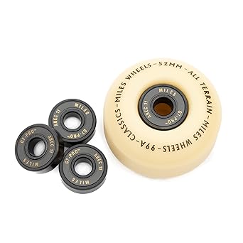 MILES MILES WHEELS Skateboard Bearing G7-PRO™ Grease ABEC 11 Skateboard Street Single Side Rubber Shield 608