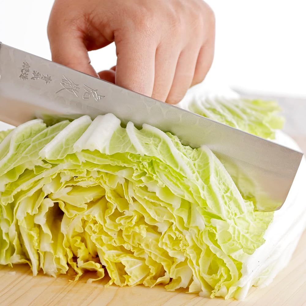 Yasuda Hamono Kotetsu Knife Made in Japan Yasuki Steel Aogami No. 2 Tatara Steel Nakiri Type 160mm YH102