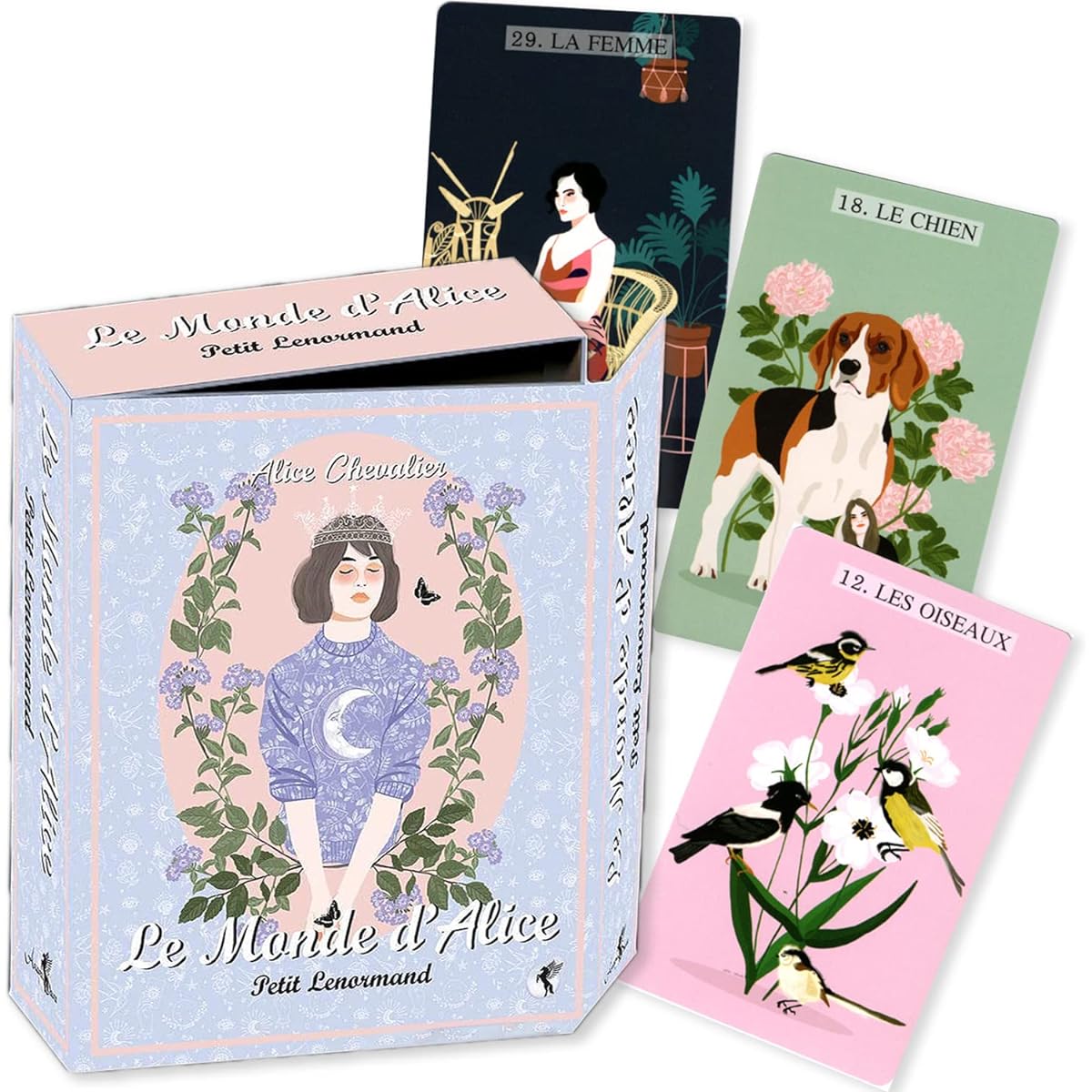 [Genuine product] Lenormand card of a small world [Comes with Japanese paper with the meaning of the Lenormand card written on it] Tarot fortune telling