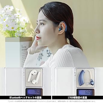 VHP1700 Light Sound Collector, Rechargeable, Lightweight, For Left and Right Use, 4 Modes, High Clear Sound Quality, Mode Switching, Japanese Instruction Manual Included