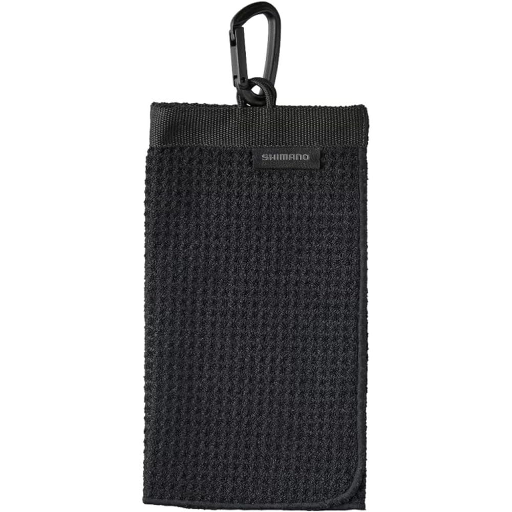 SHIMANO Microfiber Carabiner Towel AC-038W Black