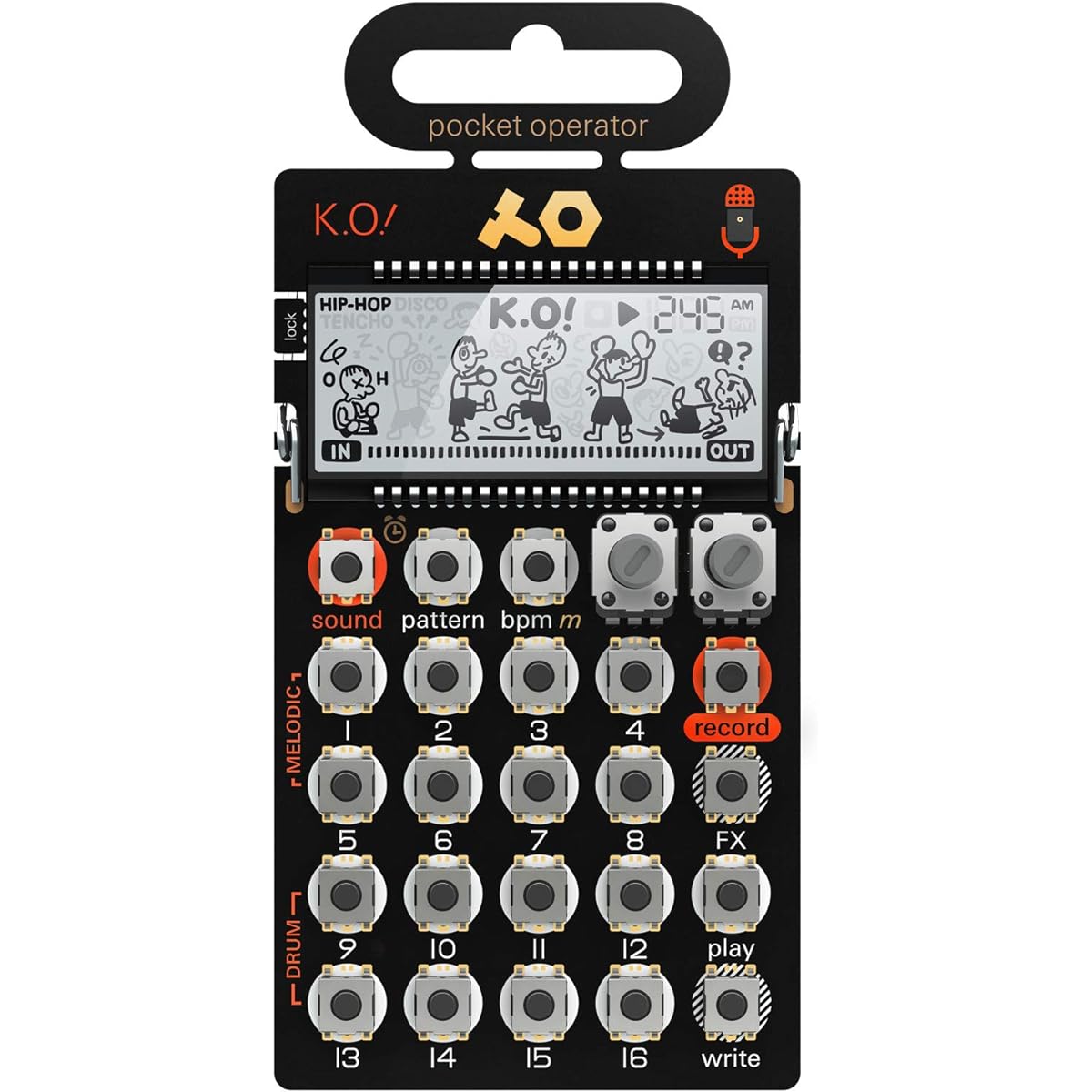 Teenage Engineering Pocket Operator 4 Voice Sampler PO-33 ko [Regular Imported Product]