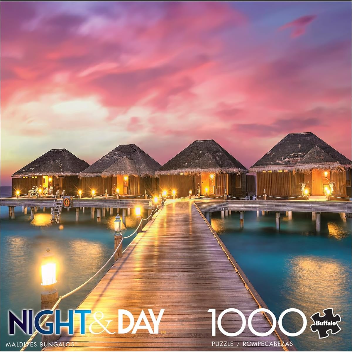 Buffalo Games - Maldives Bungalow - 1000 Piece Jigsaw Puzzle