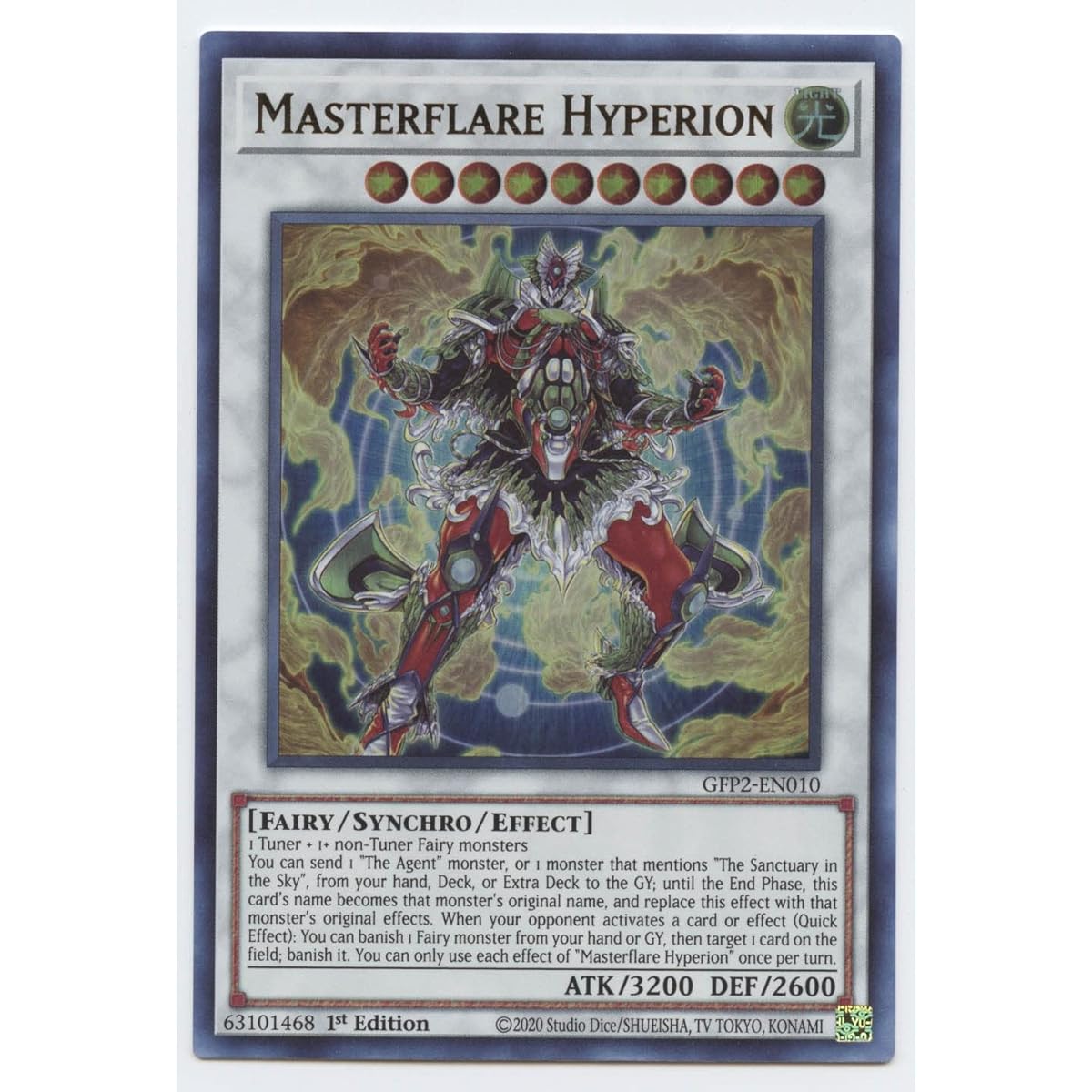 Master Flare Hyperion - GFP2-EN010 - Ultra Rare - 1st Edition.