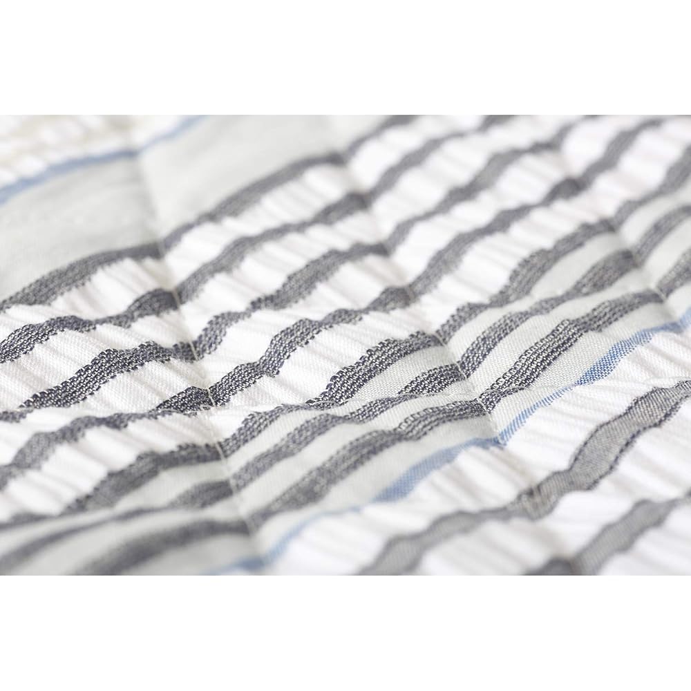 nishikawa [Nishikawa] Bed pad, single, cotton, linen, reversible, soccer fabric, terry fabric, usable on both sides, with elastic bands at four corners, washable, navy mee ME66 207200668