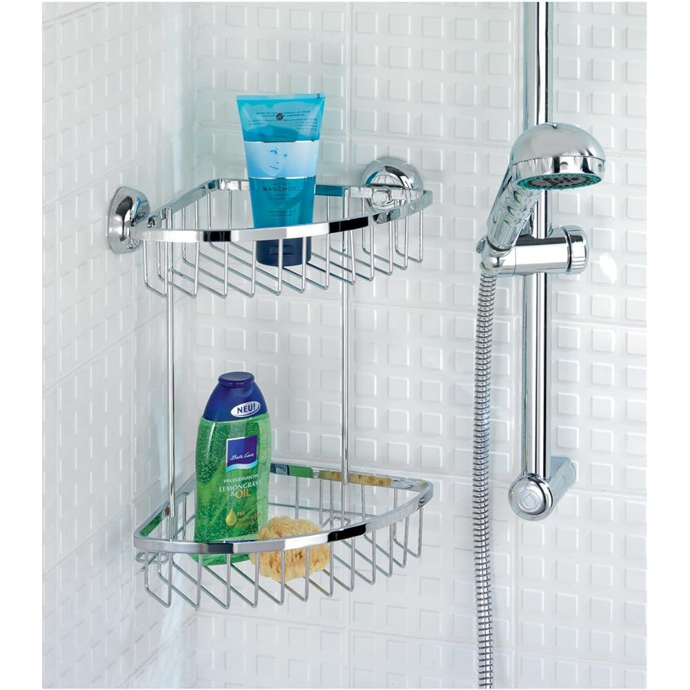 Wenko Magic Lock Corner Rack Valencia 18224100