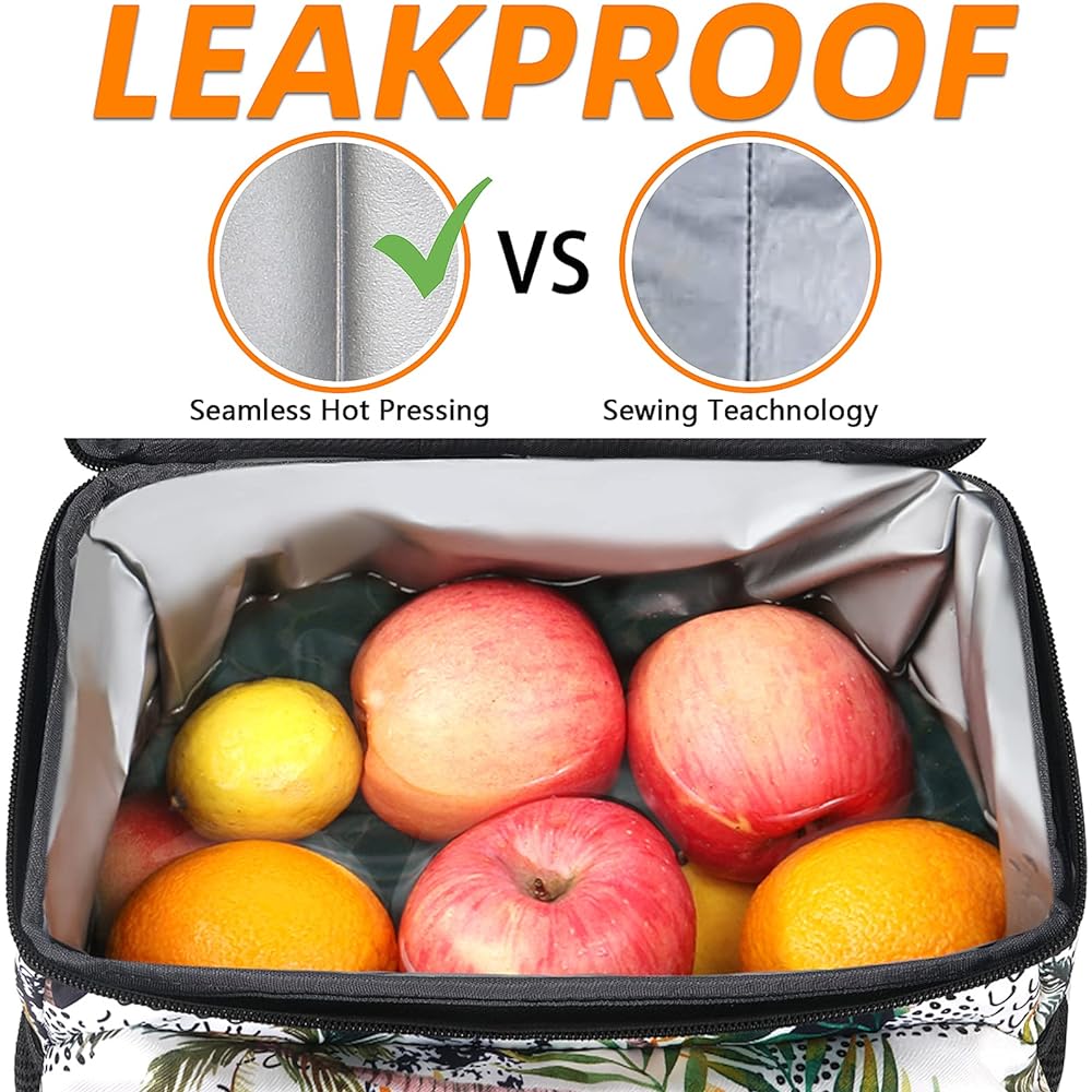 Cooler Backpack 26 Cans Insulated Lunch Backpack for Men Women Leak Proof Double Layer Lunch Cooler Bag Lightweight Soft Lunch Backpack with Cooler Compartment for Beach Camping Picnic Hiking Work