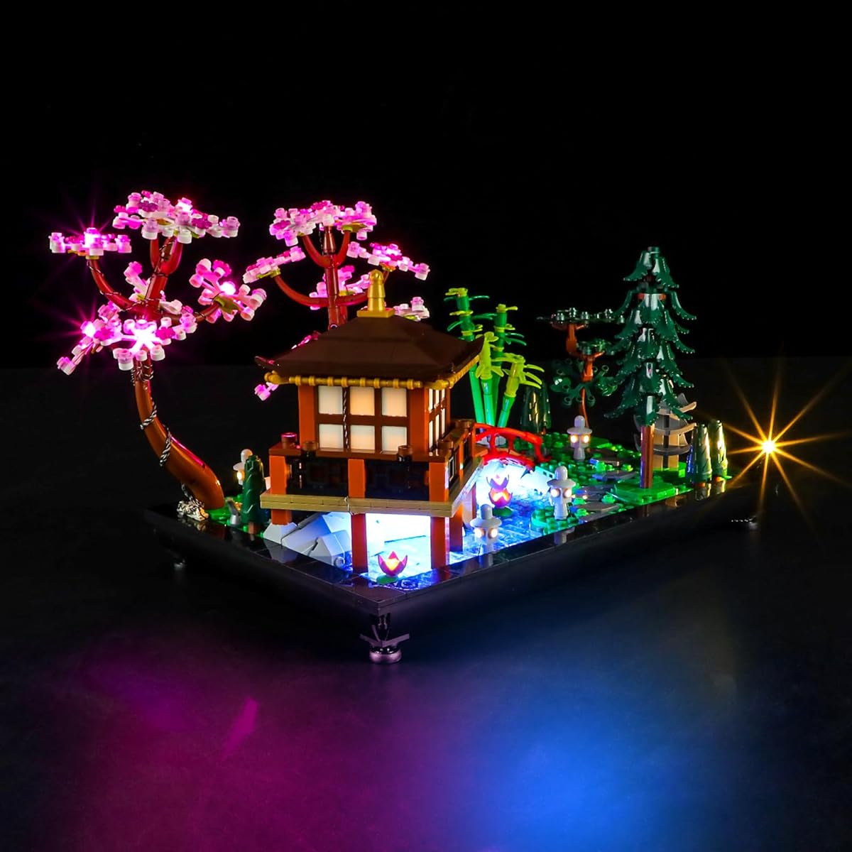 BRIKSMAX LED Lighting Kit for LEGO Quiet Garden (Upgraded Version) - Compatible with LEGO Icon 10315 Building Blocks Model - LEGO Set Not Included