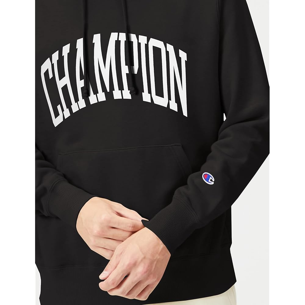 [Champion] Hoodie Sweatshirt Sweatshirt Long Sleeve Fleece College Font Print Hooded Sweatshirt Custom Made Basic C8-W129Z Men's