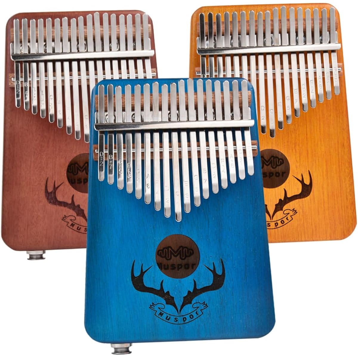 Vaguelly 3 Pieces Kalimba Piano Childs Piano Gig Bag Hand Percussion Mbira Finger Piano Kalimba Tuner Stylophone Kalimba Clear Kalimba Piano Pole