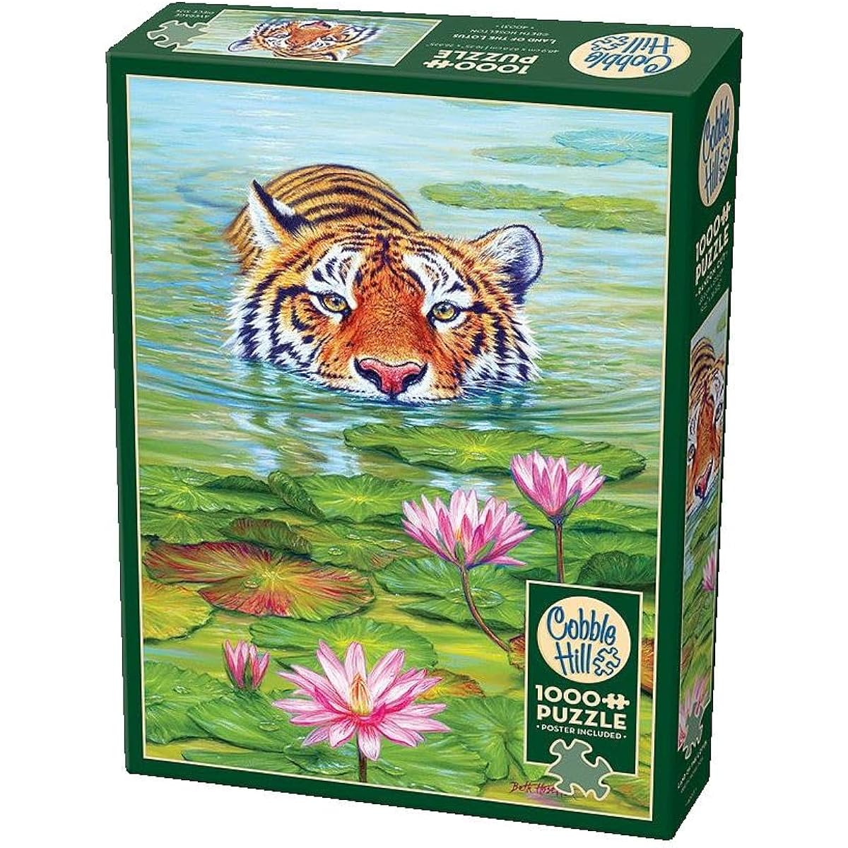 Cobble Hill 1000 Piece Puzzle - Lotus Land - Includes Sample Poster