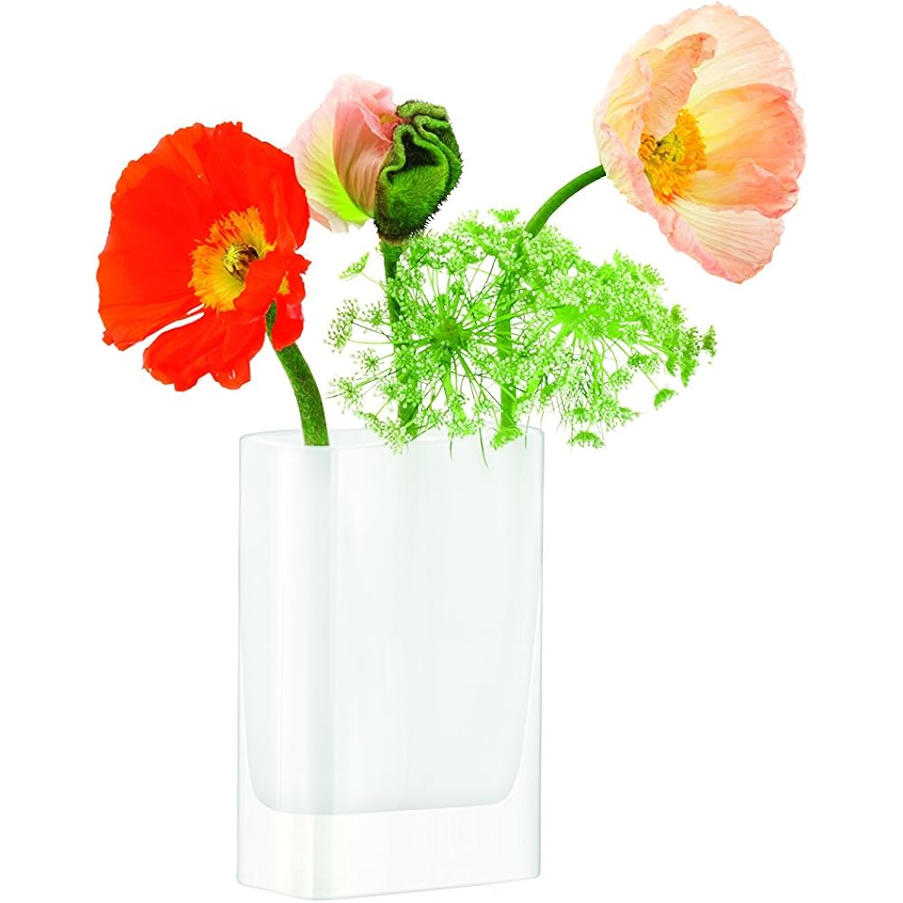 LSA Flower Vase (Vase) Gray Height 15cm MODULAR G857-15-391