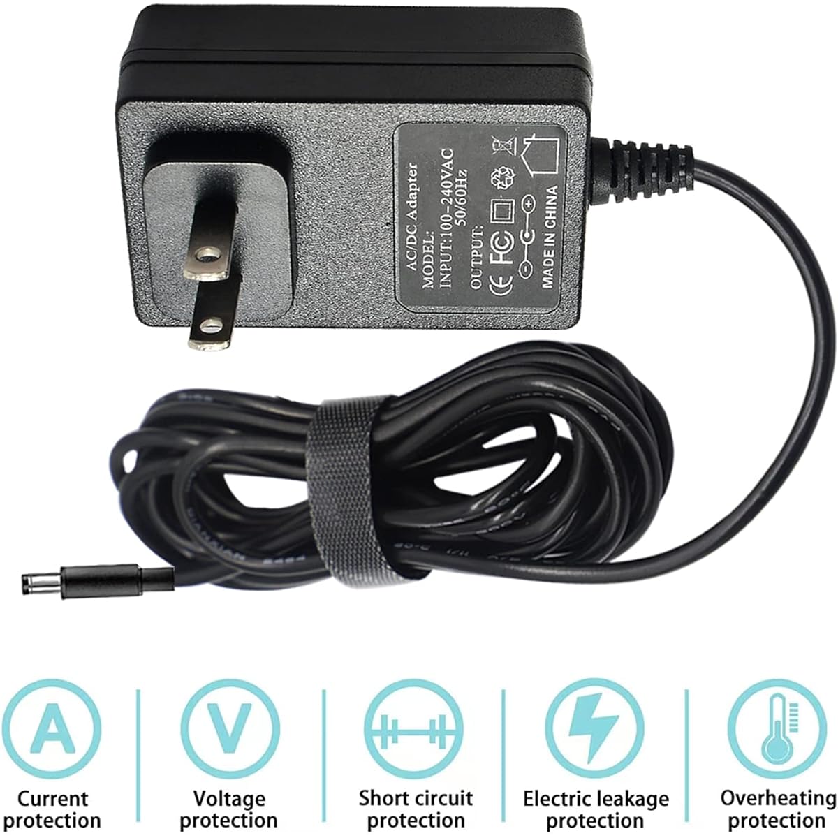 Adapter Charger 15V Power Supply Theragun Mini Massage Mini-PKG-US Mini-PKG-AU Replacement Power Supply AC DC Adapter