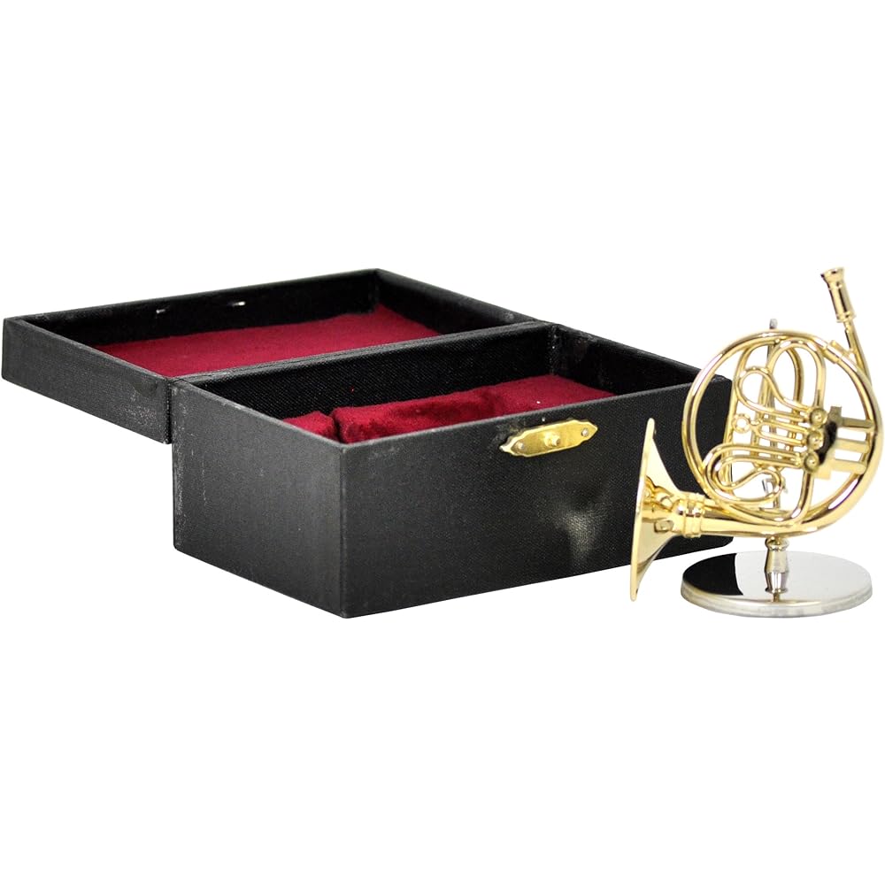 SUNRISE SOUND HOUSE Sunrise Sound House Miniature Musical Instrument French Horn 1/4 Gold