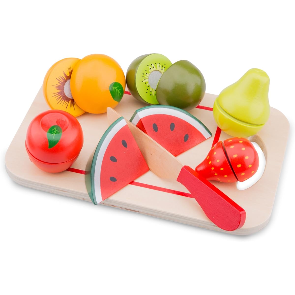 Wooden play house cutting meal fruit fruit NCT0579
