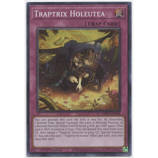 Traptrix Holeutea - SDBT-EN046 - Super Rare - 1st Edition