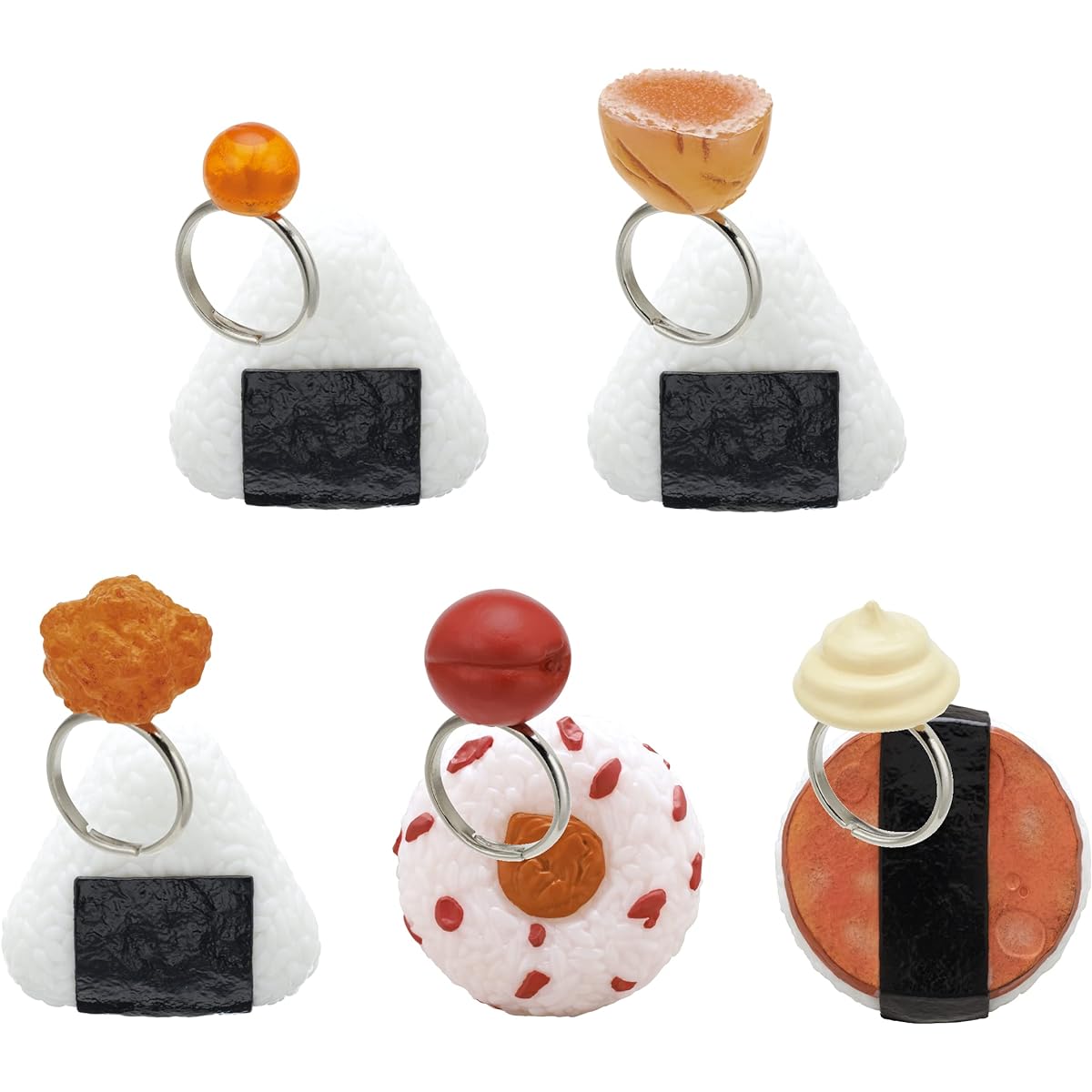Onigiri fillings 6 all 5 types [full set] Gachapon capsule toy