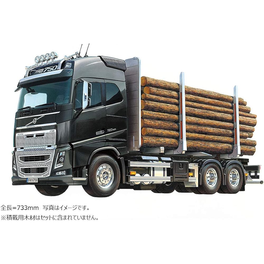 Tamiya 1/14 Electric RC Big Truck Series No.60 Volvo FH16 Globetrotter 750 6x4 Timber Truck 56360