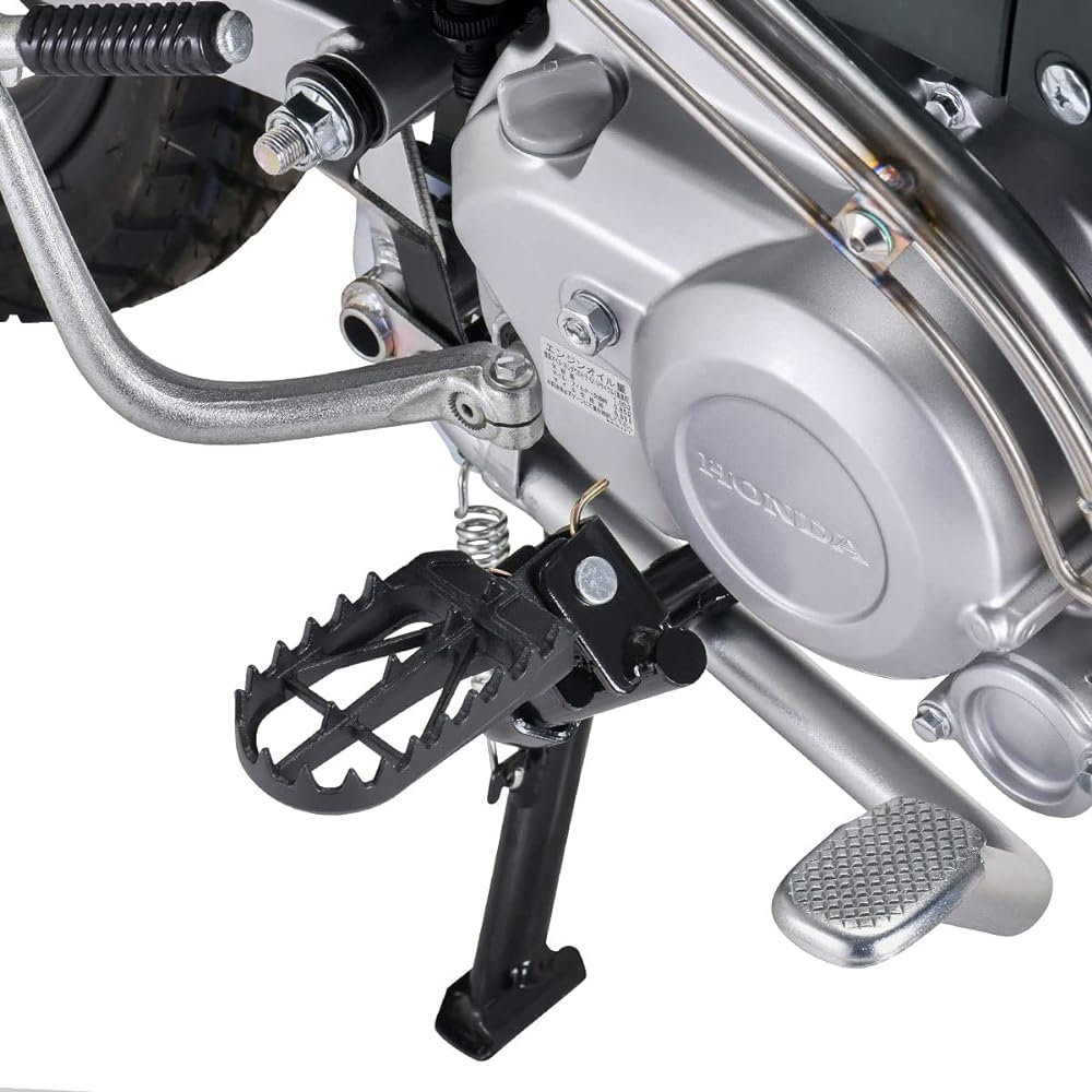 DRC (DRC) Wide foot peg Chromoly CC110 (JA10/JA45/JA60)'13-22 Spring included Mid (genuine equivalent) Front and rear width approx. 50mm Stable riding Standing Mud removal Chromoly steel High strength High durability Cross Cub 110 Dirtfreak D48- 02-543