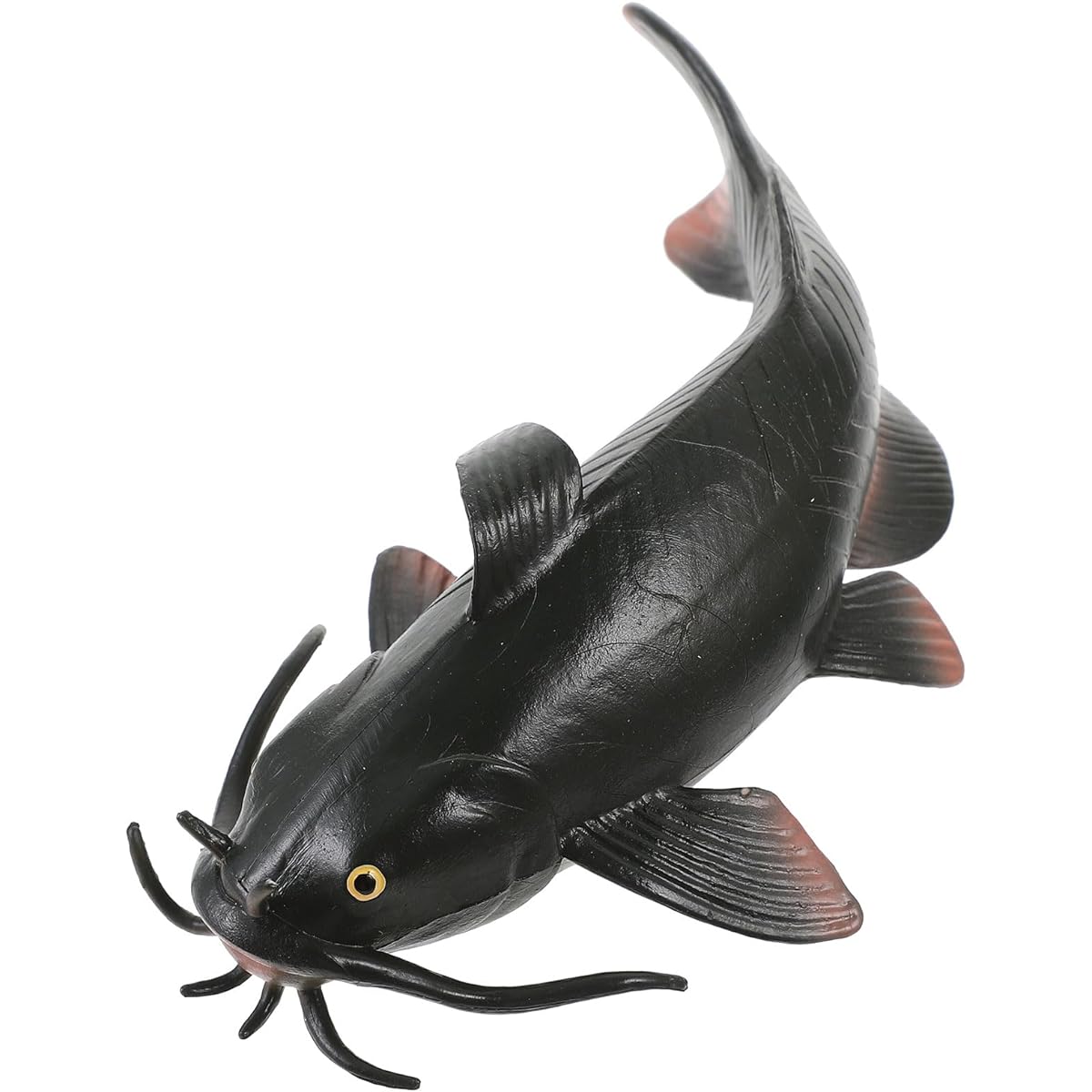 Kisangel Artificial Catfish Model Realistic Catfish Figurine Kids Fish Toy Catfish Cognitive Model