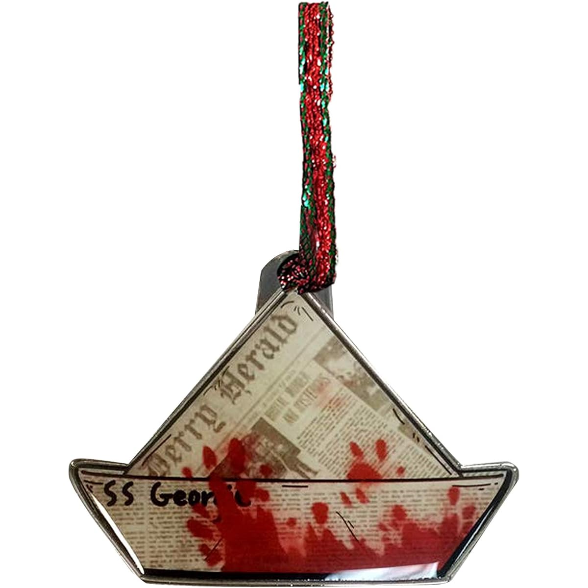 SS Georgie Boat Scary Clown Horror Movie Enamel Metal Pendant Christmas Ornament Gift Seasonal Decoration