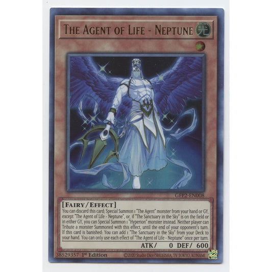 The Agent of Life - Neptune - GFP2-EN008 - Ultra Rare - 1st Edition