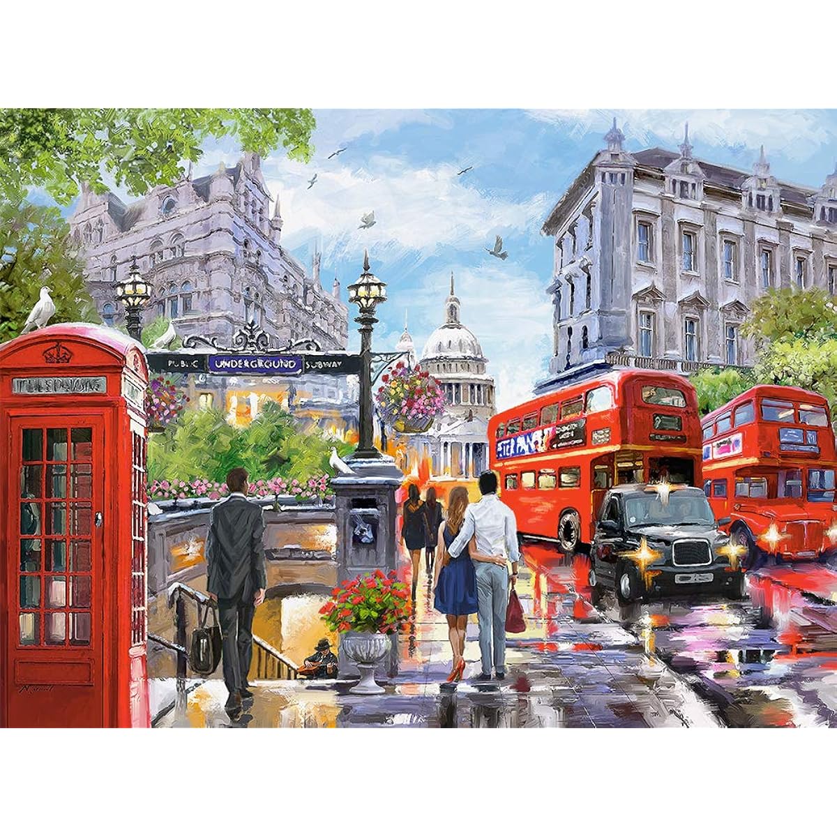 Castorland C-200788 London Spring 2000 Piece Jigsaw Puzzle