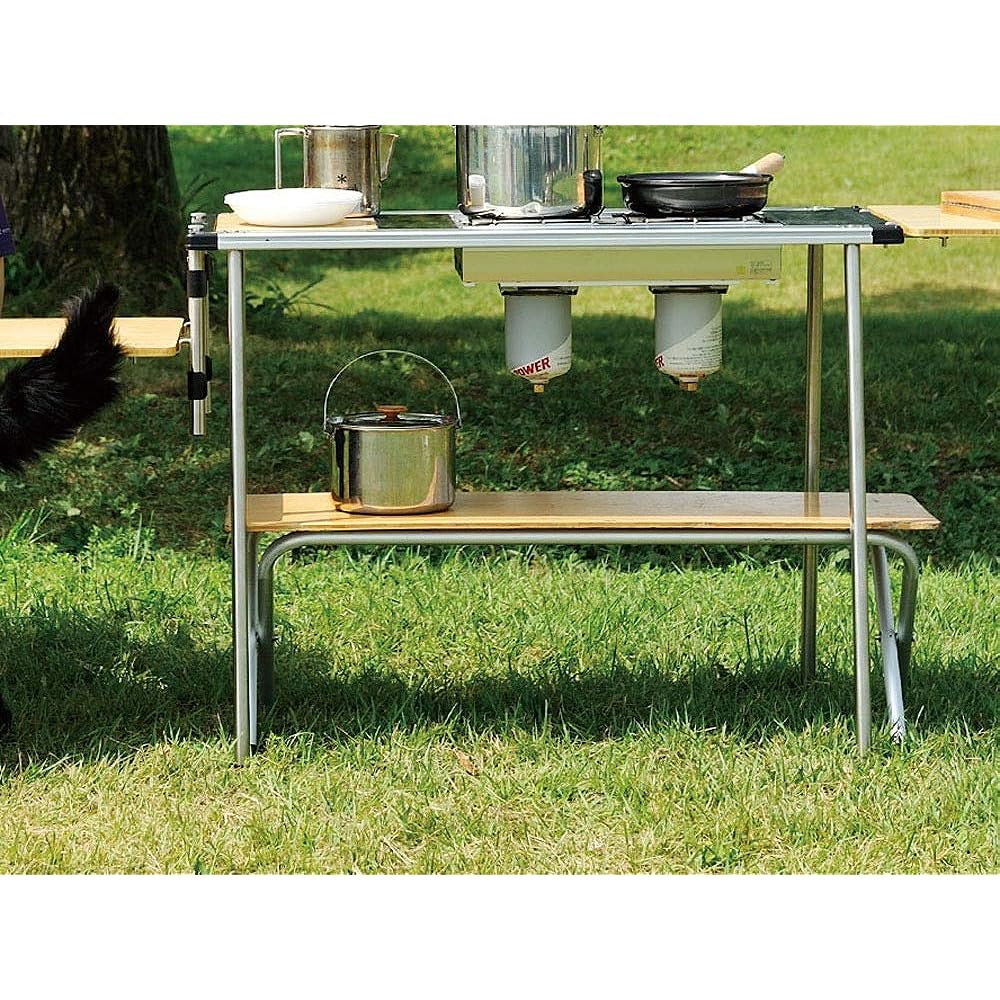 Snow Peak Folding Shelf Long Bamboo LV-066TR
