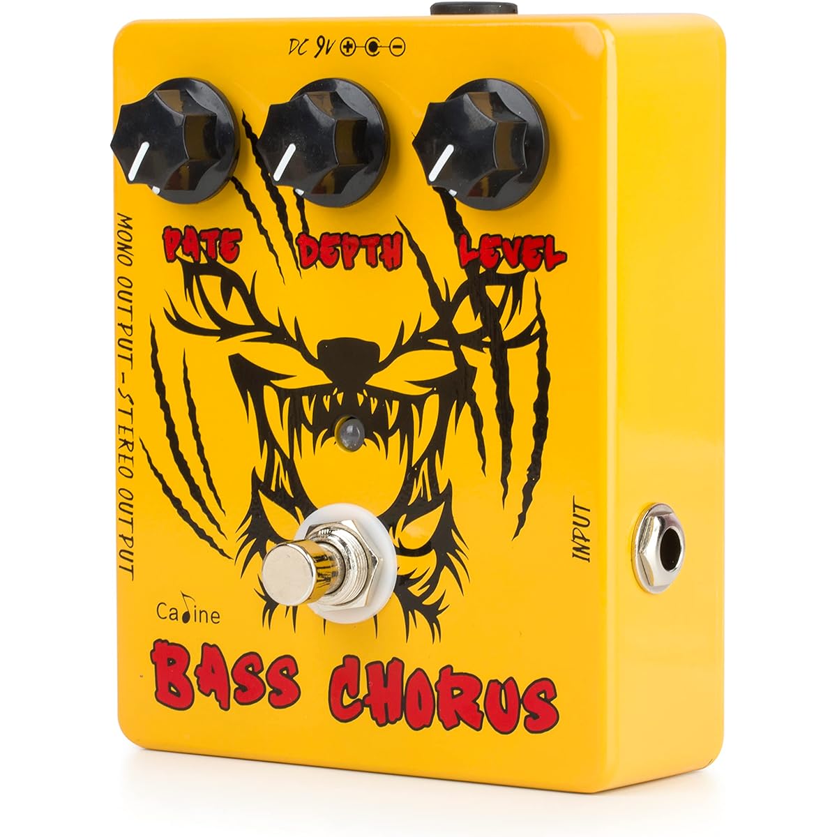 Caline BASS Chorus Pedal CP-83 Analog Circuit Design Mono/Stereo Output Mode