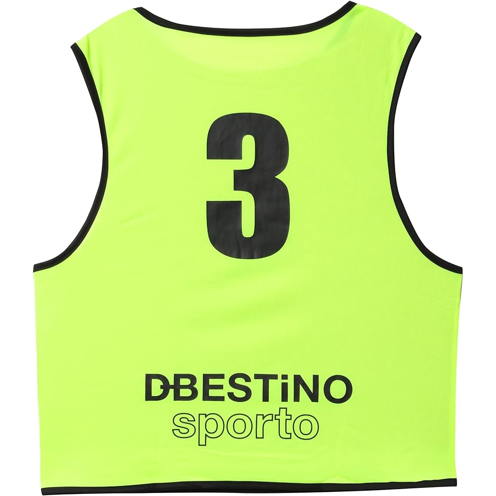 [d-bestino] Bestino Multisport Adult Free Size Bibs Set of 6 (Numbers 1-6 with Storage Bag DBE0005