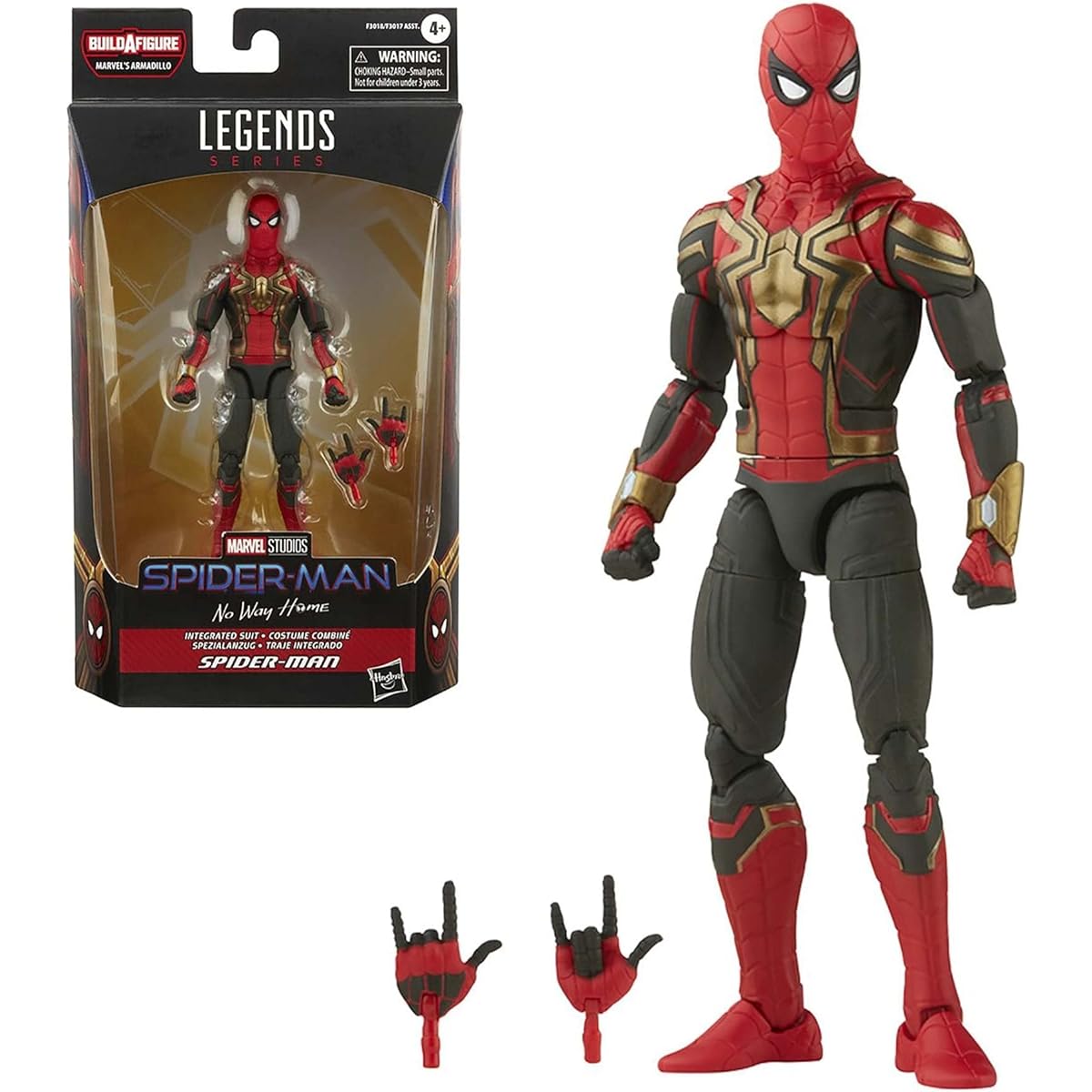 Hasbro Marvel Legends Series Movie "Spider-Man: No Way Home" Integrated Suit Spider-Man 6-inch Action Figure F3018 Authentic