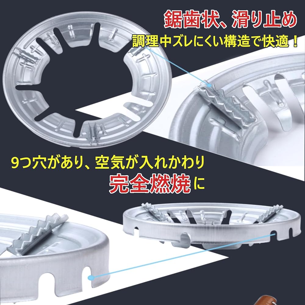 UTST Stove Guard Windbreak Mini Trivet Camping Cassette Stove Windshield Trivet Cover Stove Anti-Slip Plate Cassette Stove Trivet (Silver Guard + Mini Trivet)