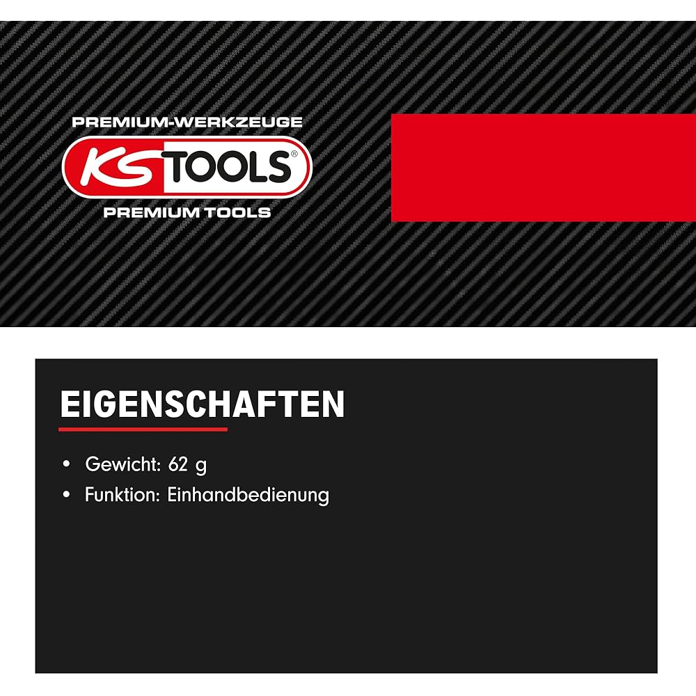 KS Tools 2 Level Pneumatic Safety Coupling with Hose Nozzle 14.5 mm 999.9098