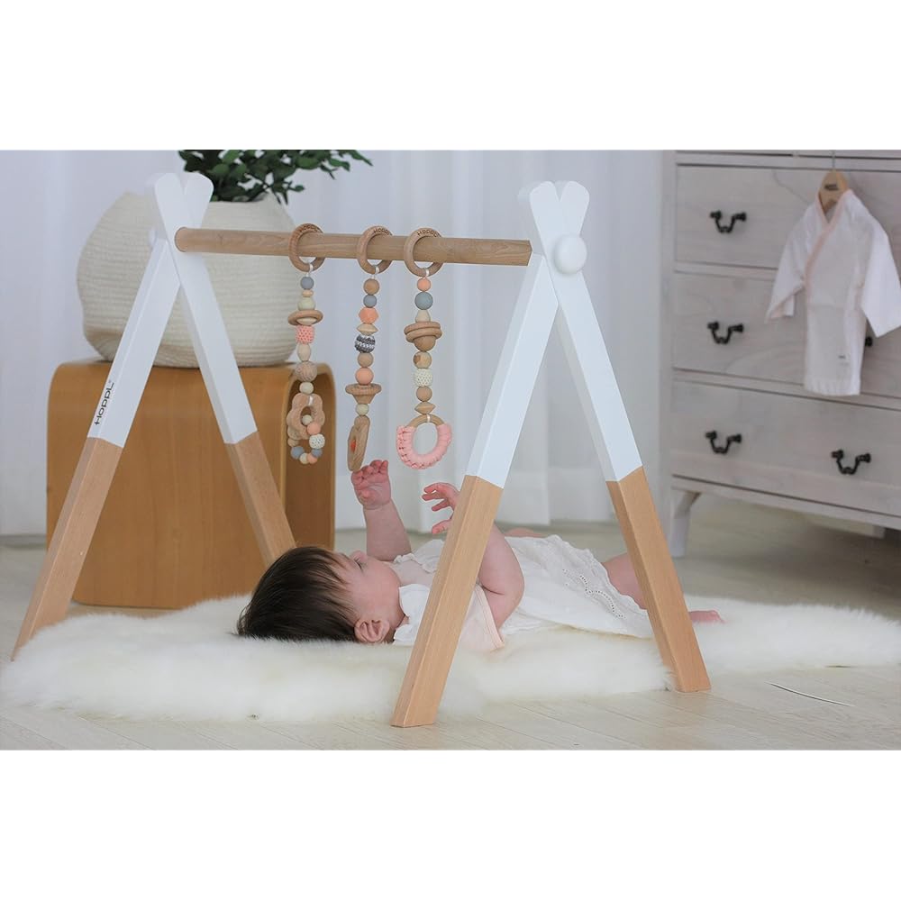 [Genuine Product] Hopple Baby Gym/Hanging Toy BTL-BGS-GY-BL Gray/Blue