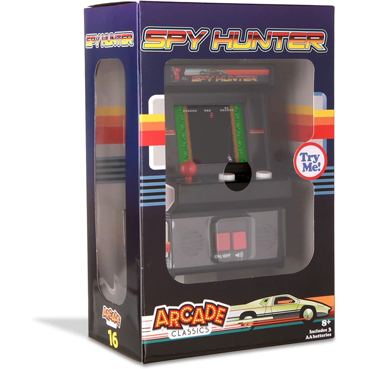 Spy Hunter Mini Arcade Game - Basic Fun Arcade Classics #16 Spy Hunter Mini Arcade Game Arcade Classics