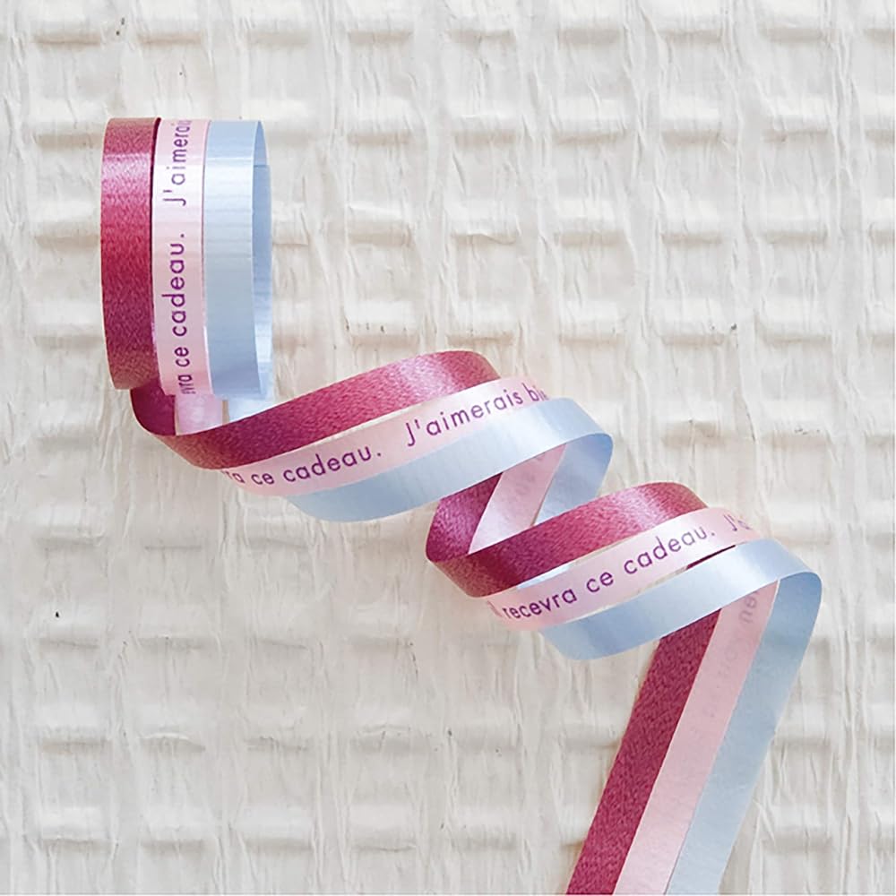 Curling ribbon mixed color wine 5mm width x 50m roll SRP-MR4