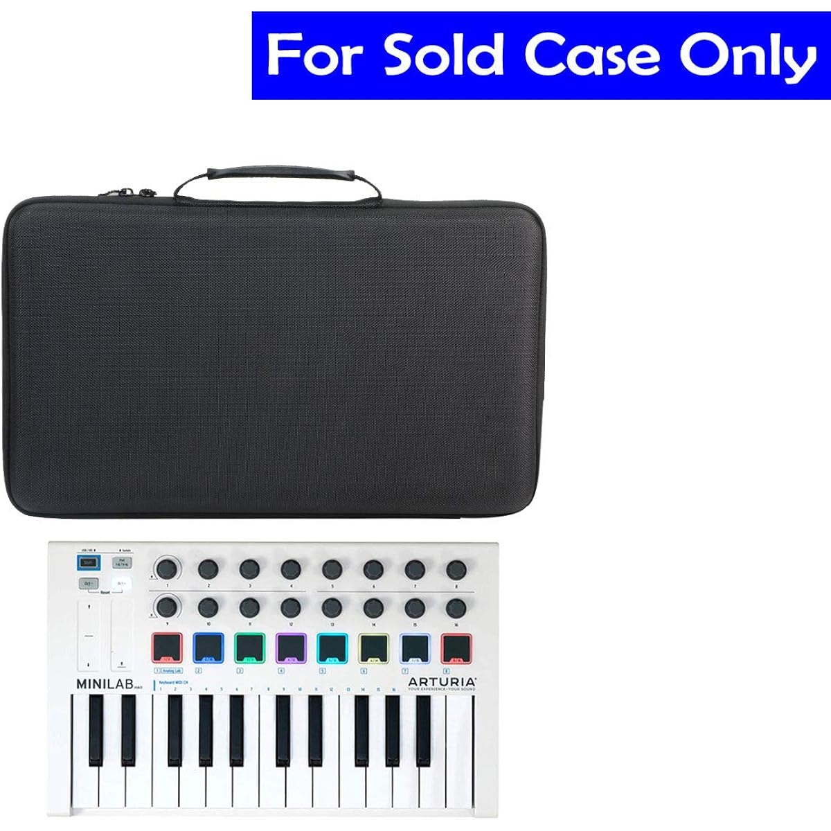 Khanka Hard Travel Case Replacement for Arturia MiniLab MkII 25 Slim Key Controller